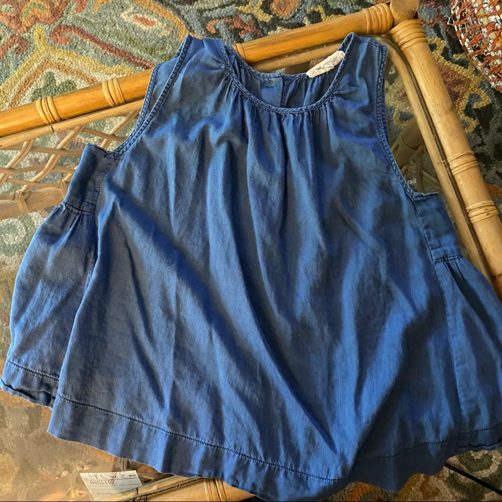 Madewell Chambray Tank Top